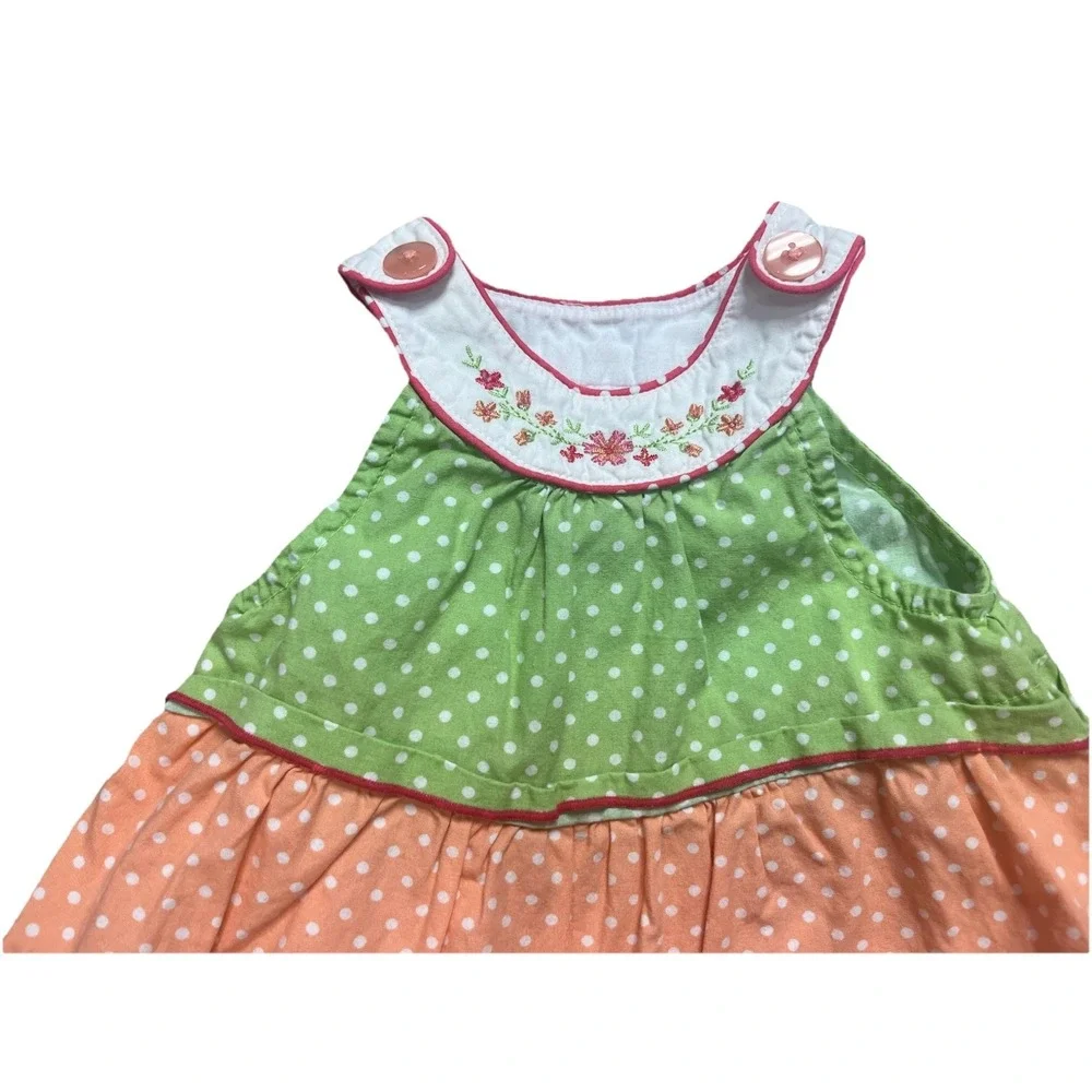 Baby Togs Polka Dot‎ Tiered Dress Size 3-6 Months